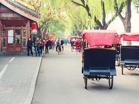 Triciclo en Hutong