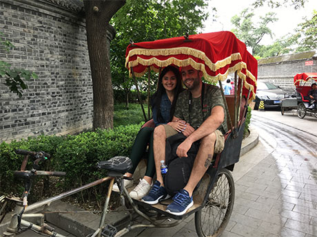 Triciclo en Hutong