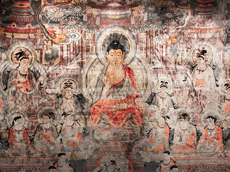 Pintura en Museo de Dunhuang