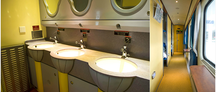 Interior del Tren a Tíbet