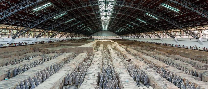 Datos breves sobre la construcción del Guerreros de Terracota