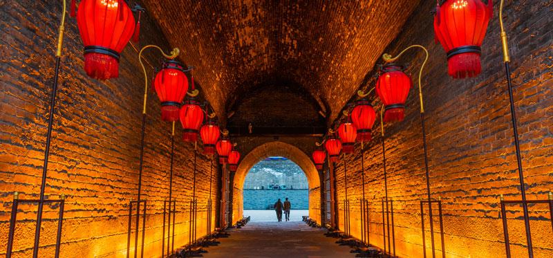 Túnel de la muralla de la ciudad de Xi'an