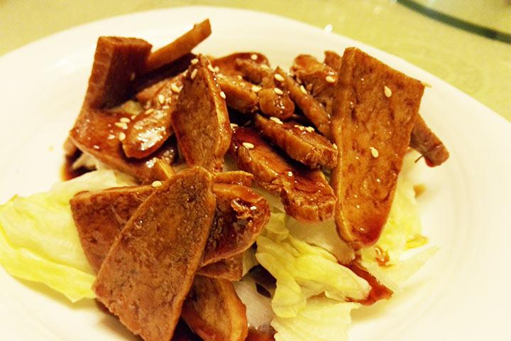 comida vegetariana china