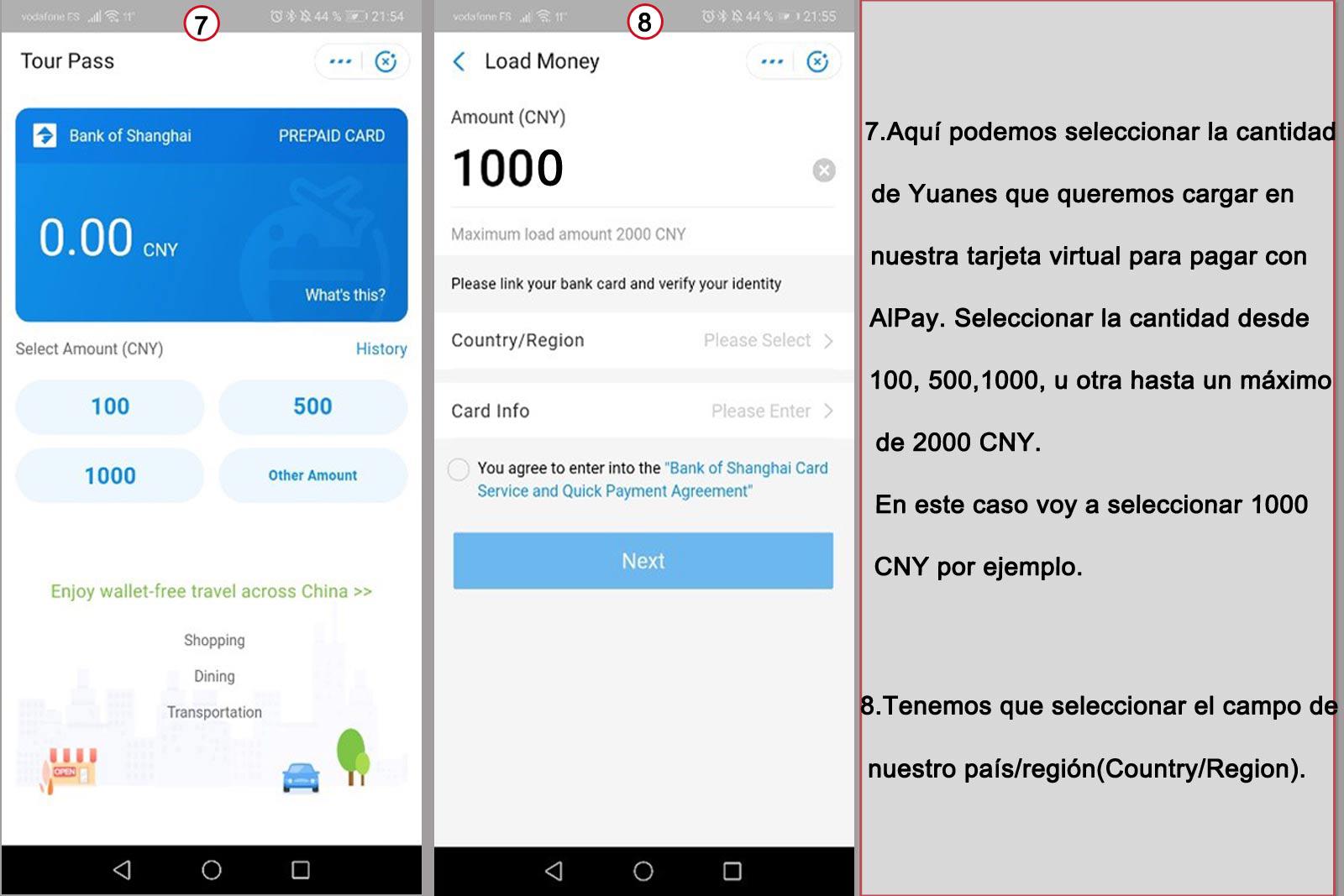 Cómo pagar con Alipay