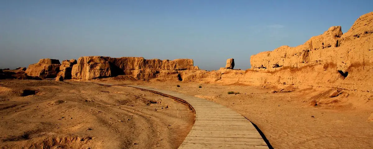Ruinas de la ciudad antigua de Gaochang