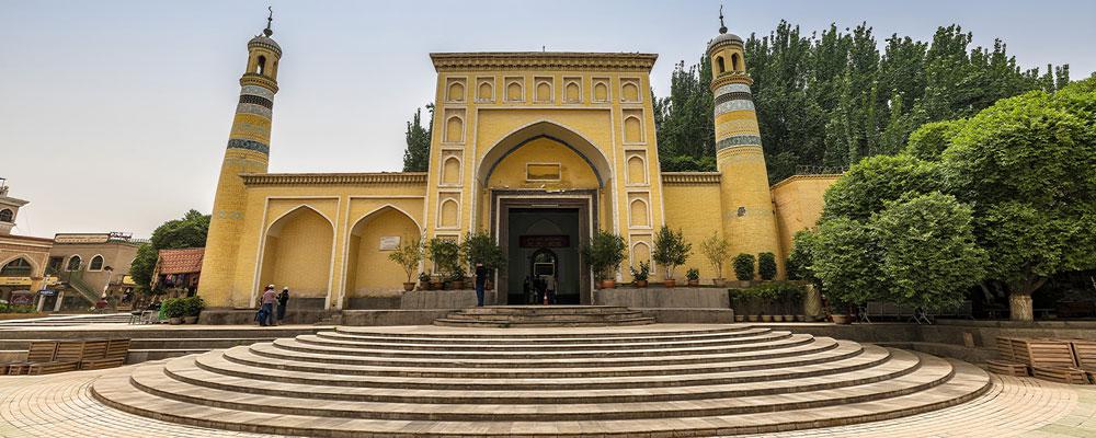 Id Kah Mosque en Xinjiang