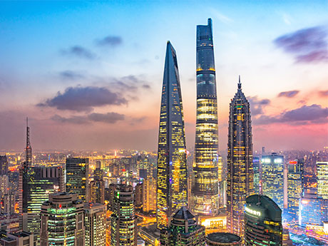 Rascocielos de Shanghai