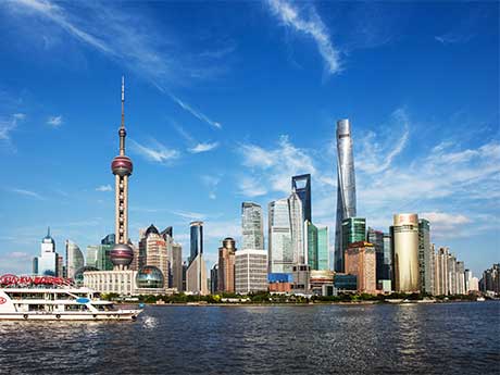 Rascocielos de Shanghai