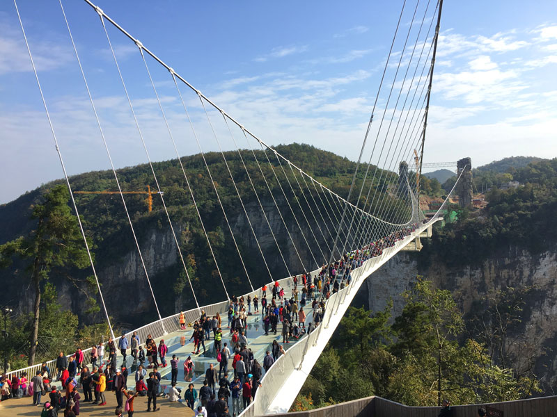 Zhangjiajie Puente vidrio