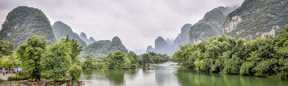 Río yulong en yangshuo