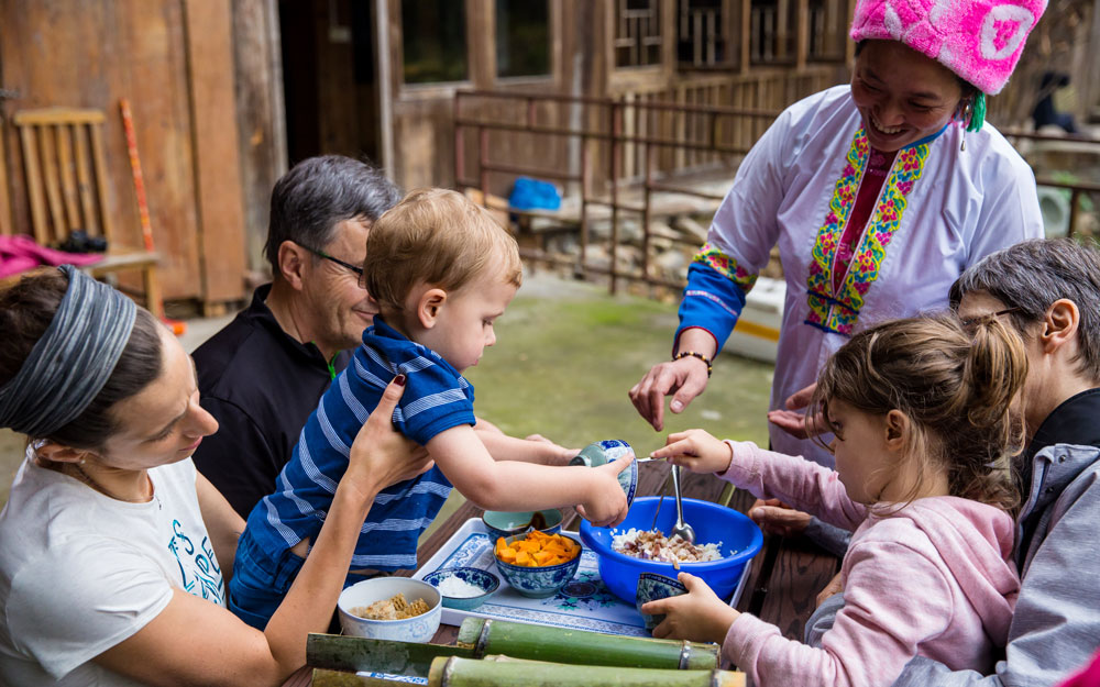 actividades familiares en longji