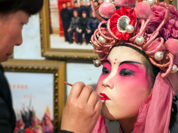 pintar cara para opera beijing