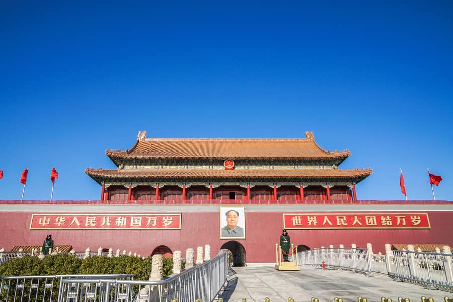 Dia Nacional de China Plaza de Tiananmen