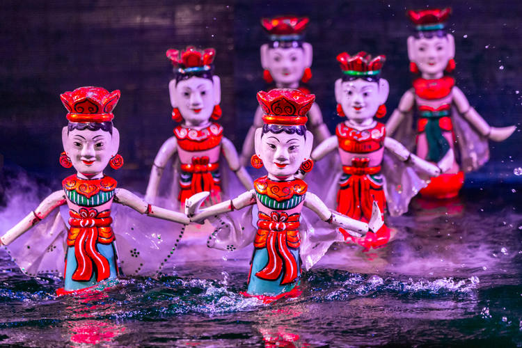 Espectáculo de marionetas de agua