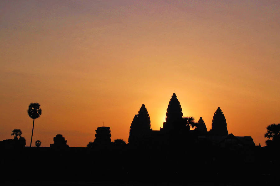 Amanecer de Angkor Wat