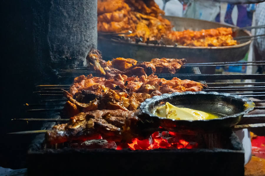Brochetas de la India