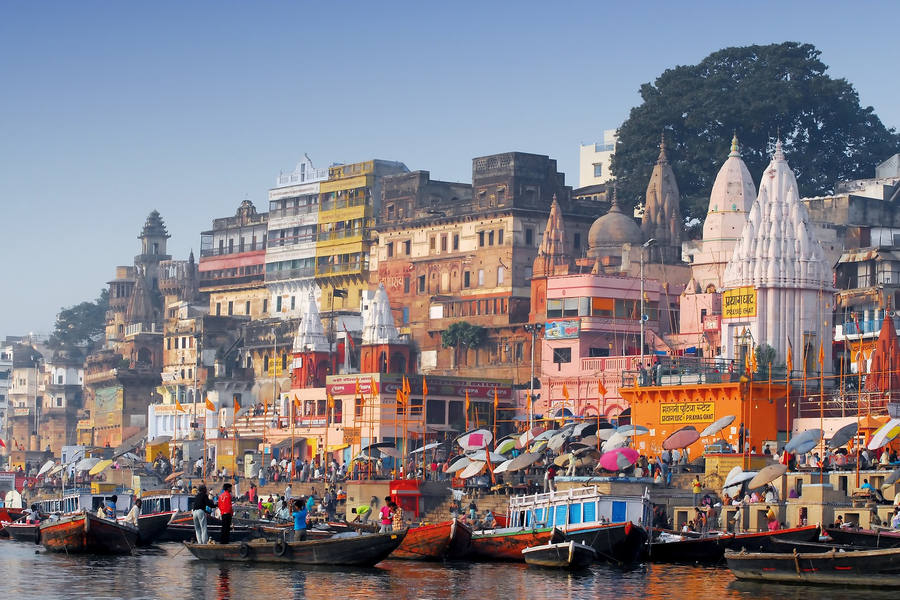 Río Ganges en Varanasi