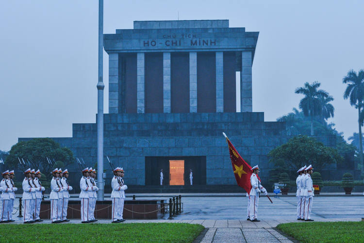 Mausoleo de Ho Chi Minh en Hanoi
