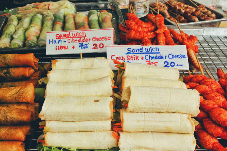 Comida callejera de Chiang Mai