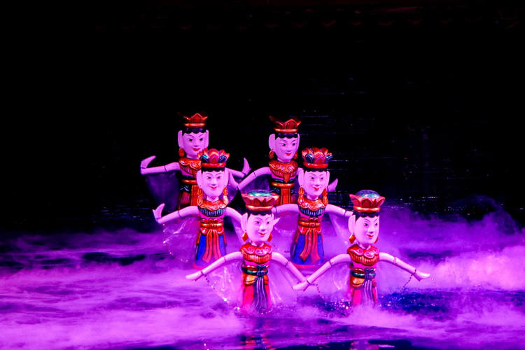 Espectáculo de marionetas de agua