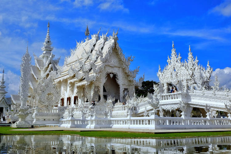 Templo blanco en Chiang rai