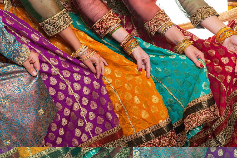 trajes típico de la India
