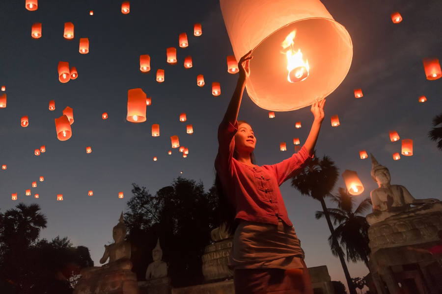 El Festival de Yi Peng en Chiang Mai