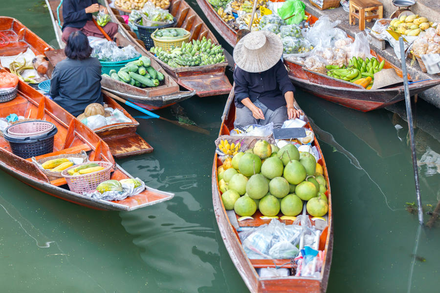 Mercado Flotante de Damnoen Saduak
