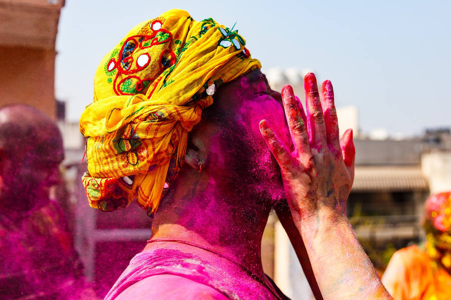 Holi en Pushkar