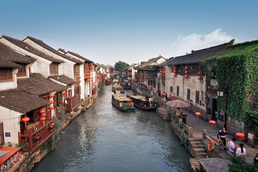 pueblo de agua China