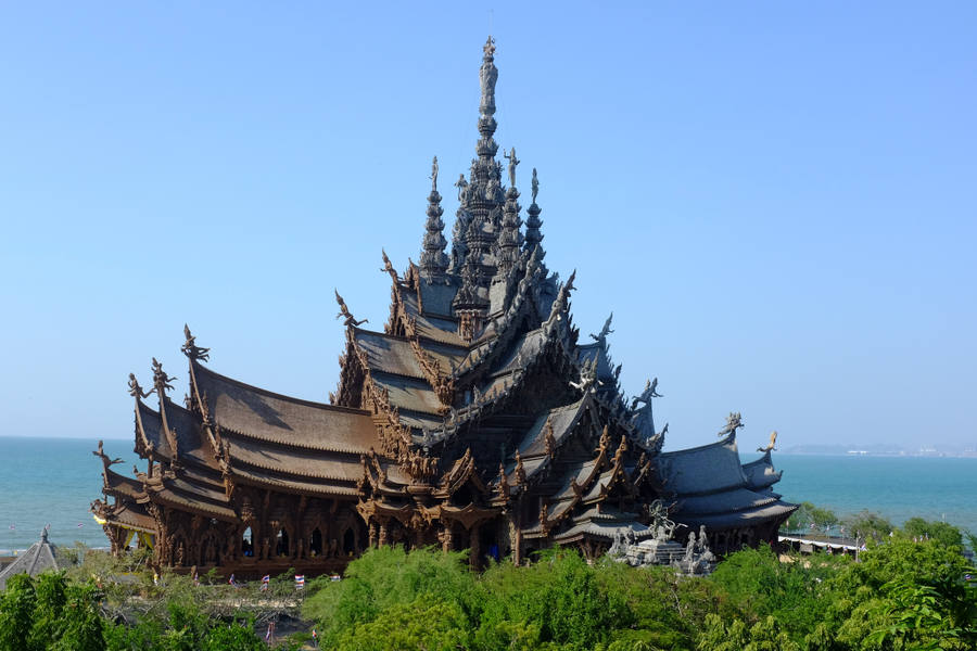 El Santuario de la Verdad en Pattaya
