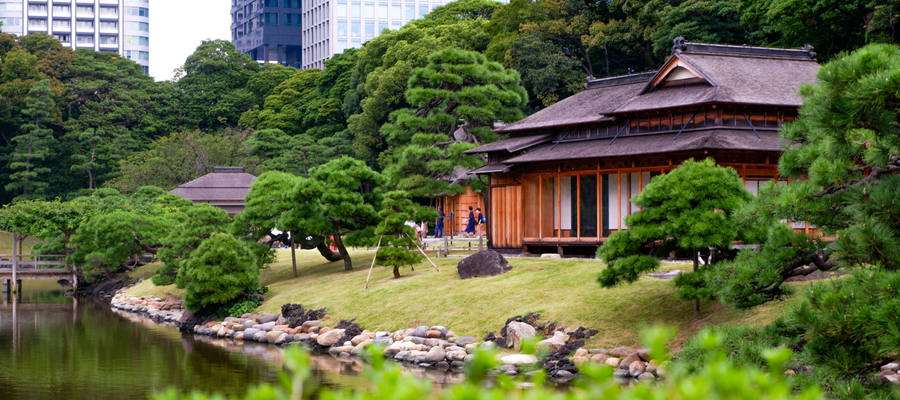 Los Jardines de Hamarikyu