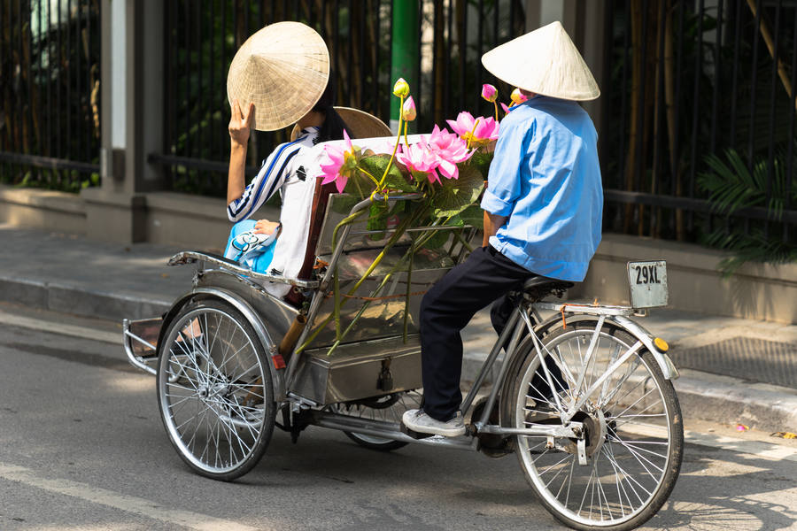 Excursión en tricicleta en Hanoi