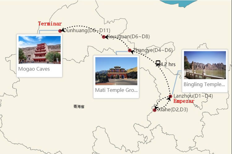 Mapa de Ruta de Seda