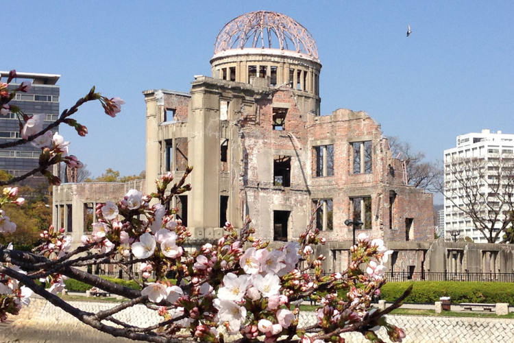 El A-Bomb Dome, todo lo que queda de la antigua ciudad bombardeada