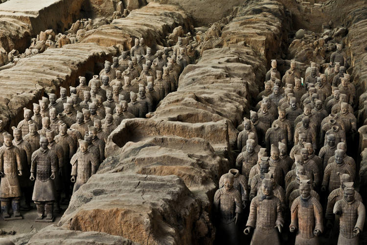 Guerreros de terracota
